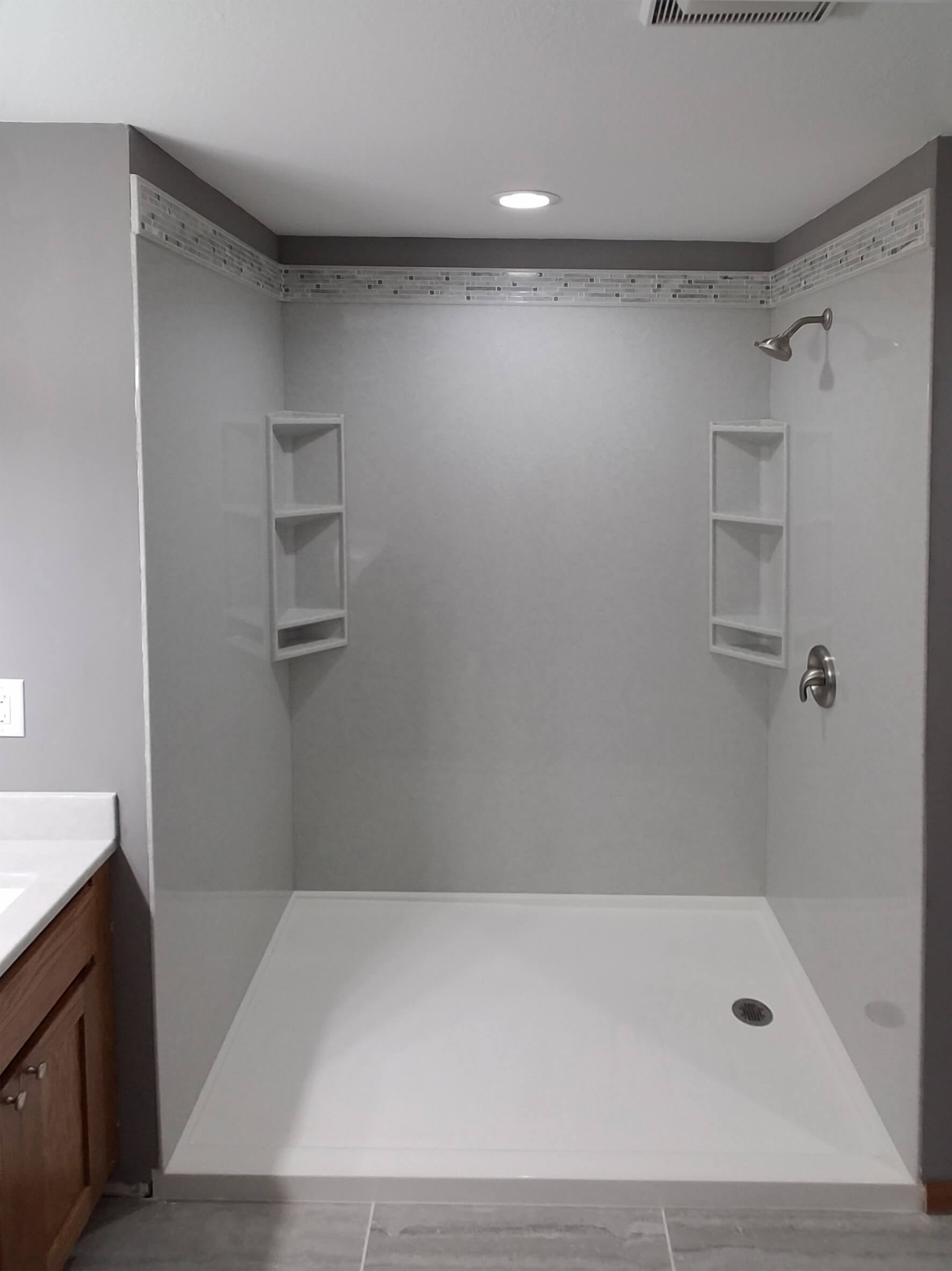 Onyx Collection tub surround installation