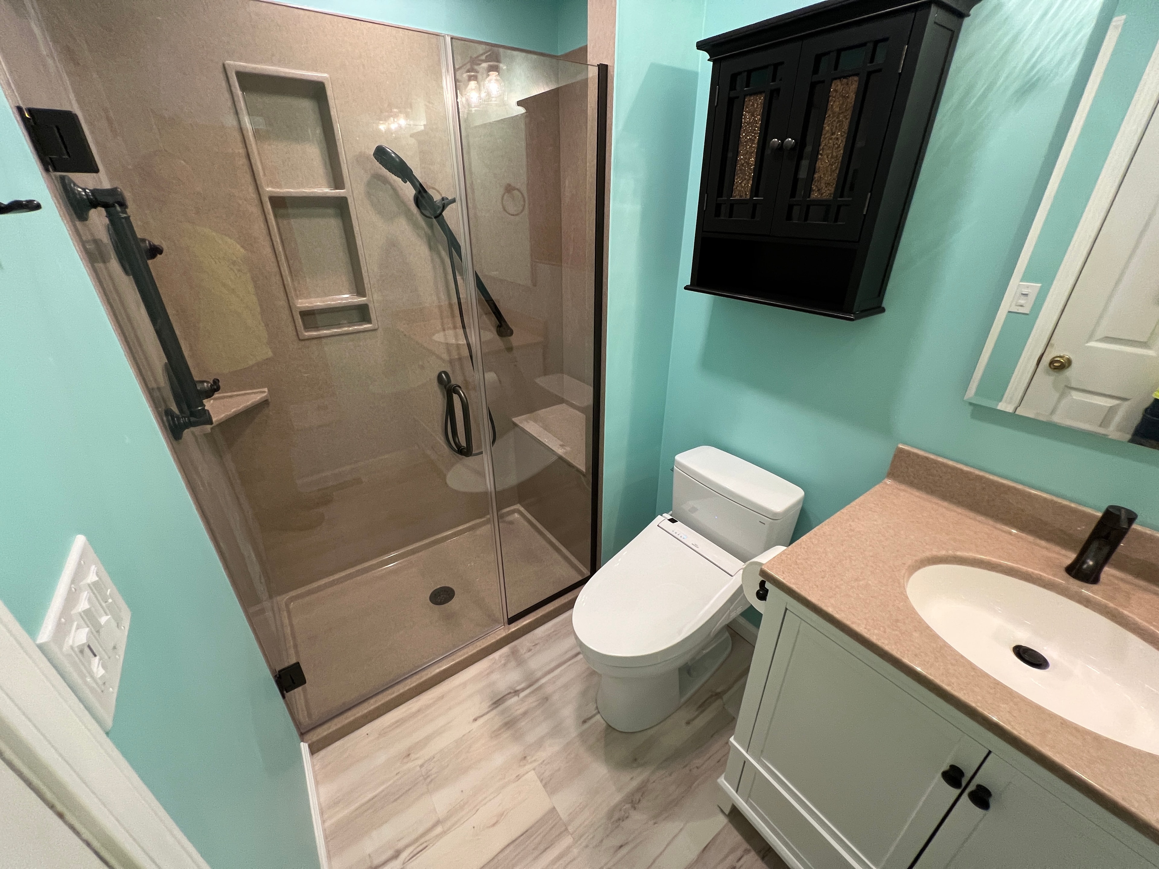 Modern double vanity
